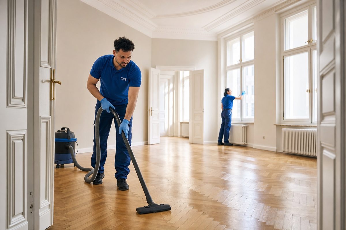 Bauendreinigung in Berlin durch Casa Clean Solution – professionelle Gebäudereinigung im Einsatz