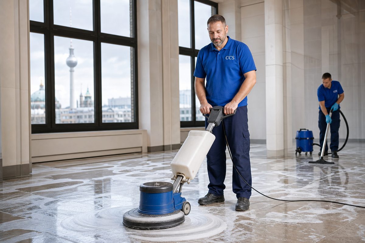 Grundreinigung in Berlin durch Casa Clean Solution – professionelle Gebäudereinigung im Einsatz