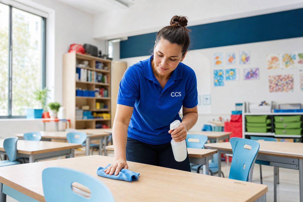 Schul- & Kitareinigung in Berlin durch Casa Clean Solution – professionelle Gebäudereinigung im Einsatz