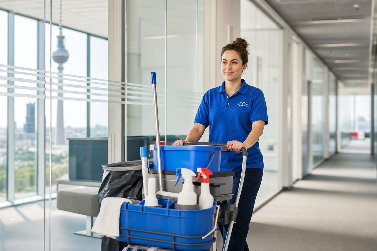 Unterhaltsreinigung in Berlin durch Casa Clean Solution – professionelle Gebäudereinigung im Einsatz